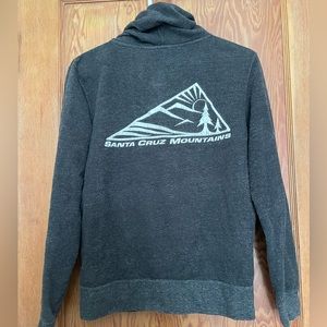 Santa Cruz Mountains zip up hoodie good condition